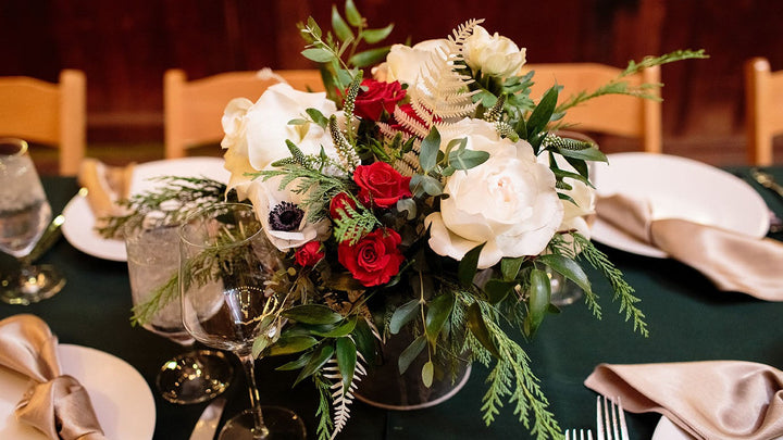 Christmas Wedding Flowers for Event Designers